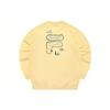 FILA Fusion FOB Series Letter Round Neck Pullover Loose Sweatshirt Unisex sweatshirt Cheese-Yellow T11U333206FYE