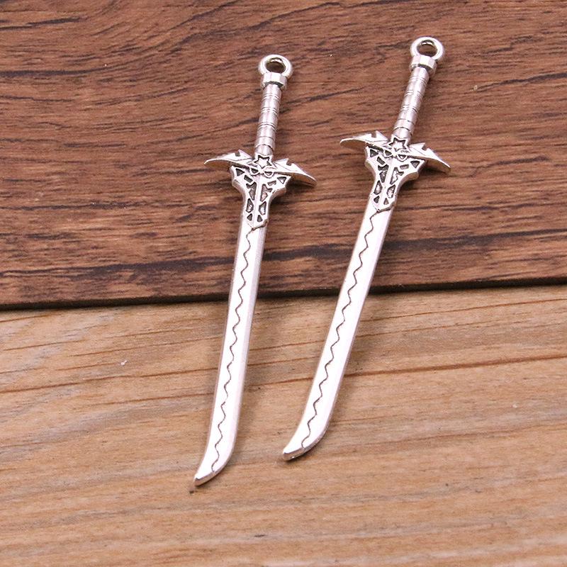 15 DIY Alloy Weapon Charms: Swords, Knives, Guns, Bows & More