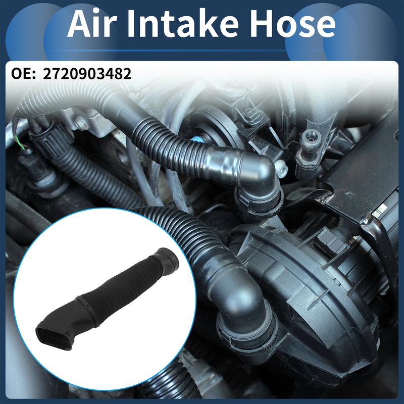 X Autohaux Engine Air Intake Hose for Mercedes Benz Air Cleaner Intake Hose No.2720903482