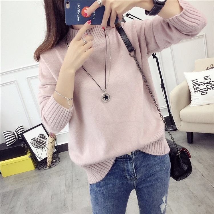 High Quality Women Turtleneck Sweater Women Top Woman Long Sleeve Warm Sweaters Knitted Pullover
