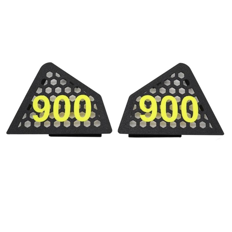 

Scratch Resistant Fuel Tank Cap Insert Decoration Easy Install Suitable For 900 Motorcycle Built Of Strong ABS Plastic жёлтый