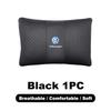 Car Seat Headrest Neck Pillow Lumbar Back Support Pad For VW GTI Polo Golf Passat Tiguan Arteon Touareg Taigo Caddy Jetta Beetle  qa37