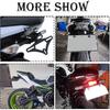 Nummerskyltshållare Bakre Bakre Ram Stänkskärmsborttagare Fäste Kompatibel Med Ninja Z 650 NINJA650 Z650 2017 2018 2019 2020 2021 2022