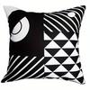 Home Decor Modern Geometric Pattern Black & White Pillow Covers Pattern Cushion Cover Suitable For Sofa Bedroom Car Pillow Cover