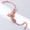 Minimalist And Atmospheric Oil Dripping Rose Heart Bead Bracelet Fashionable Oil Painting Swan Lantern Bead Bracelets
