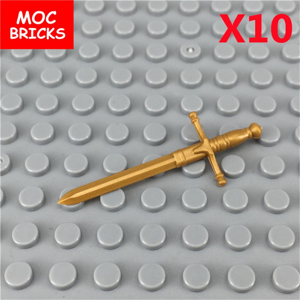 MOC Bricks Sleeve Sword Gun Knife Whip Bow Arrow Oil Bottle Box Soldier Army Action Figure Building Blocks Dolls Boys Toys