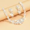 Bridal Jewelry Set Necklace Earrings Two Piece Set for Women