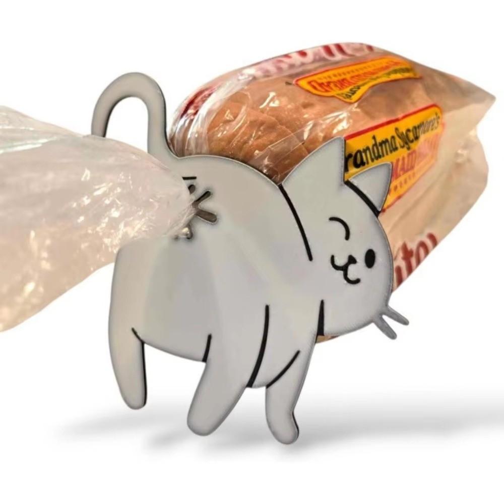 3D Printed Snack Bag Sealing Clip Novelty Food Storage Bag Clip Cute Bread Bag Clip  For Cat Lovers