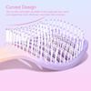3 Colors Massage Hair Comb Cute Cat Ear Comb Dry Wet Hair Comb Detangler Hairbrush Hollow Out Hair Comb Household Styling Tools