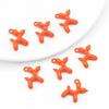 3D Colorful Balloon Puppy Alloy Pendant for DIY Jewelry Making
