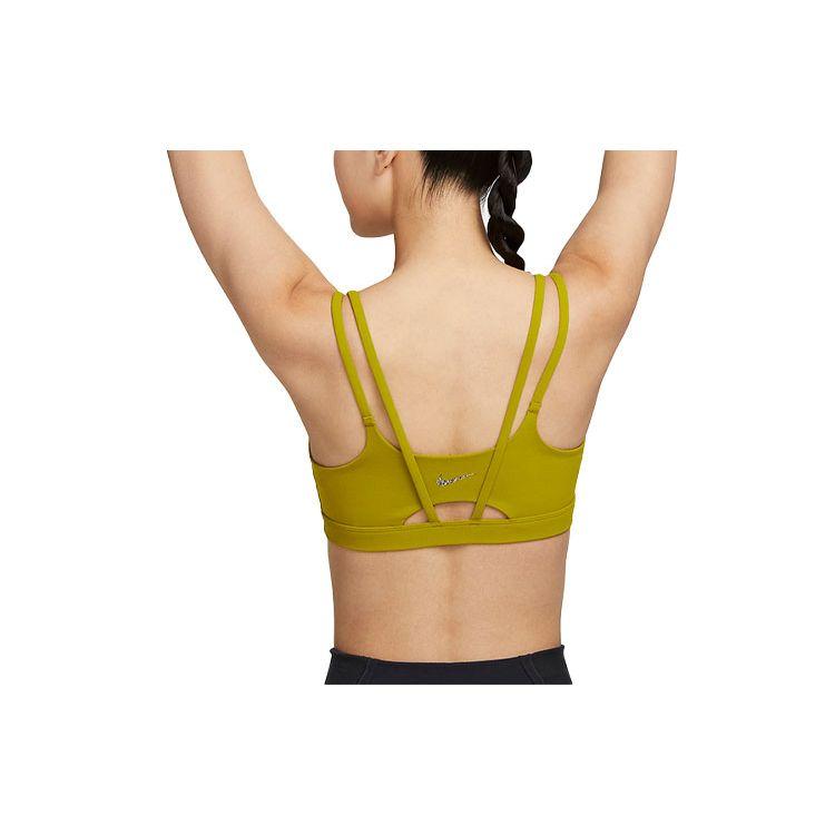 Nike Dri-FIT Alate Trace Solid Low-Intensity Support Quick-Dry Sports Bra Women Underwear Moss-Green DO6609-390