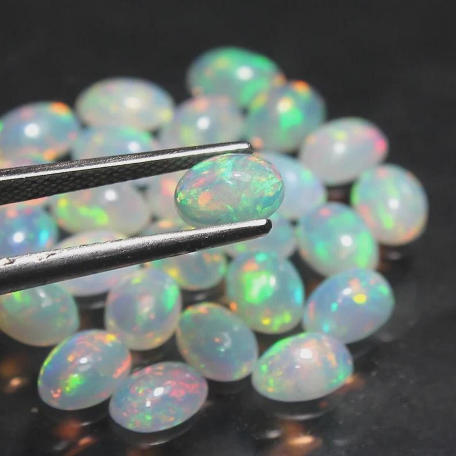 Natural Ethiopian Opal Oval Cabochon |