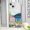 Pink House Holiday Home Grange Scenery Phone Case for iPhone 17 16 15 14 11 12 13 Pro Max 7 8 Plus 12 13 Mini X XS XR Soft Cover