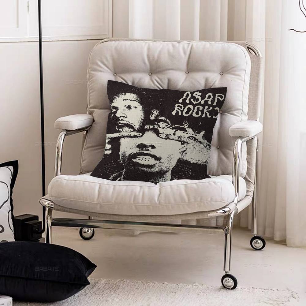 

Rapper A-ASAP R-Rocky Personalized Picture Text Home Decorative Pillows Household Gifts 45x45cm 30cmx30cm
