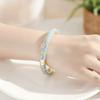Zinc Zinc Alloy Material Enamel Bracelet Ethnic Floral Motifs Cloisonne Bracelet  Gift Giving