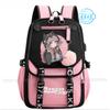 Zaino Danganronpa Anime Mochila Cartella Scolastica Studente Porta USB Borse da Viaggio Laptop Messenger Bag Grande Casual Regalo