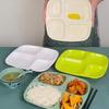 Melamine 4-Compartment Cafeteria Dining Tray