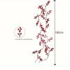 Artificial Cranberry Vine, Christmas - Suitable for Dining Table, New Year Celebration, Engagement Party Decor