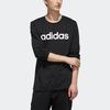 Adidas Neo M Ce Lnr Ls Logo Print Sports Casual Comfortable Breathable Crew Neck Long Sleeve T-Shirt Men T-Shirts Black EI4723
