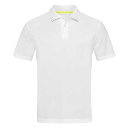 Stedman Mens Active 140 Mesh Polo 2XL blanc