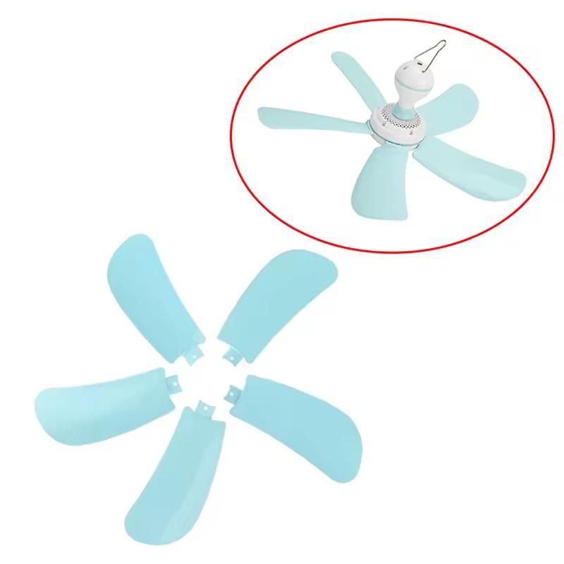 1Pc/5Pcs Durable Plastic Fan Blades Universal Direct Insertion Small Fan Leaves S/M/L Replacement Accessories For Diy