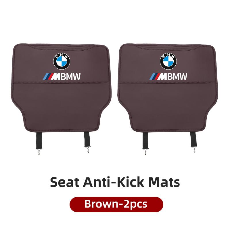 

2025 Hot Car Seat Back Protection Anti-Kick Pad Rear Seat Organizer Storage Bag For BMW Motorsport X1 X3 X5 E39 E46 E90 F20 E60
