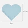 4Pc Random Creative and Simple Love Bookmark Pu Portable Book Page Clip Heart-shaped Bookmark Gift Corner Labeling