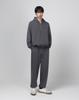 WORK ON BODY OFF Solid Cotton Jogger Pants [Dark Gray]
