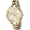 MK3222 Slim Runway Champagne Dial Gold-Tone Ladies Watch