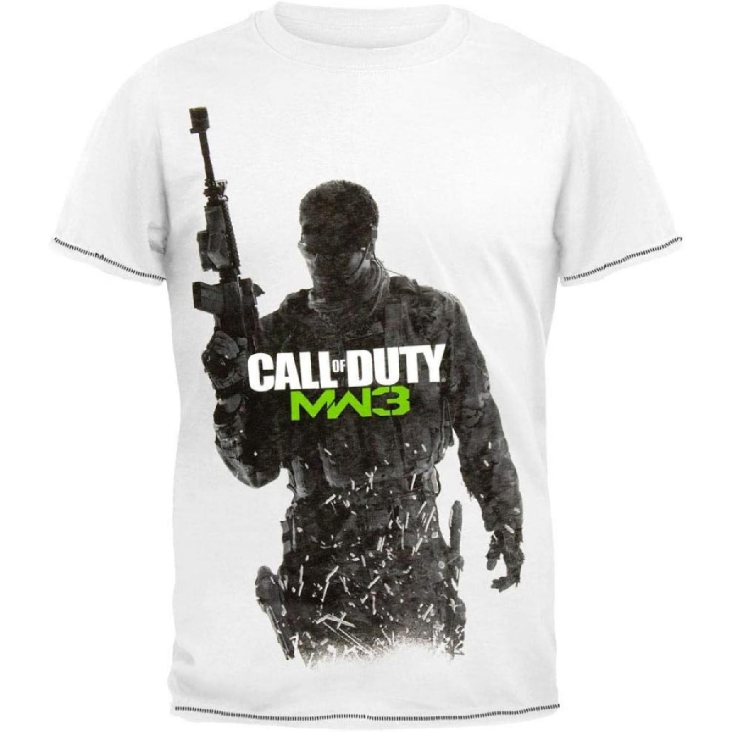 Футболка с обложкой Call of Duty - MW3 S белый