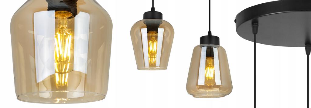 MODERN ELEGANT HANGING LAMP GLASS SHADE