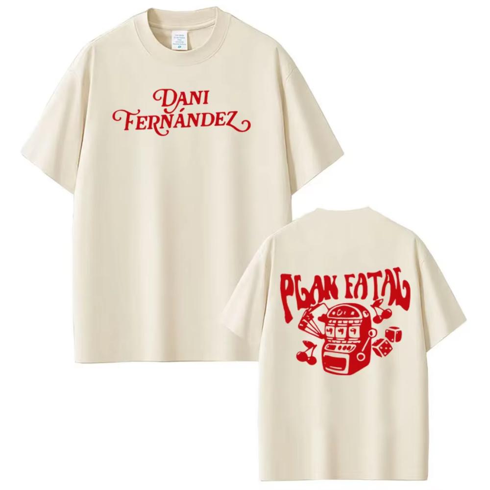 Rapper Dani Fernandez Vintage Graphic T-shirt Men Women Fashion T-shirts Short-sleeved Loose Vintage T-shirt