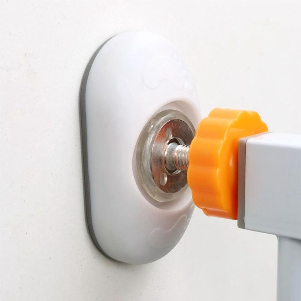 

Oval Fence Wall Fixing Device Durable Fence Fixing Accessories Home Indoor Protective Door чорний