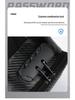 Men's Waterproof Nylon Crossbody Bag with Combination Lock for Outdoor Use