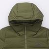 adidas Jednolity kolor Sporty outdoorowe Casual Wiatroodporna Ciepła Kurtka puchowa Kurtka damska Zielona GT9203