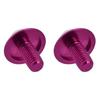   G-510 2Pcs M5 * 12mm Bike   Water Bottle Cage Holder Bracket Screw  s(Red)
