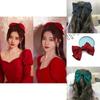 Chic Satin Ribbon Hairpins With Large Bow For Stylish Women And Girls