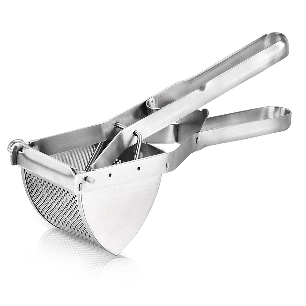 Potato Ricer Stainless Steel Potato Masher Heavy Duty Potato Ricer Masher For Baby Food Fruit Vegetable Juicer