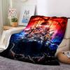 1pc Stranger Things Adventure flannel Blanket for Super Soft Cute Comfort Blanket for Travel Bedding Couch Sofa Blanket Y82527