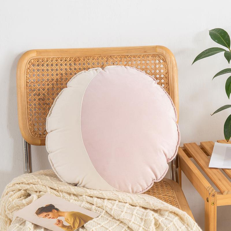 40cm Simple Round Velvet Cushion Cover Small Fresh Velvet Sofa Cushion Covers Tatami Homestay Decor Pouf Siesta Pillow Case