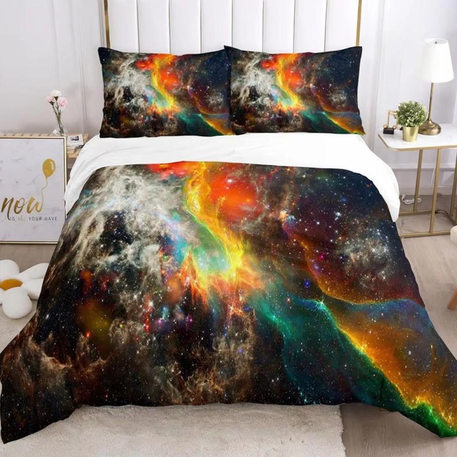 Dreamy Starry Sky Down Comforter Set - Bedding Set - 3-piece Duvet Cover Set