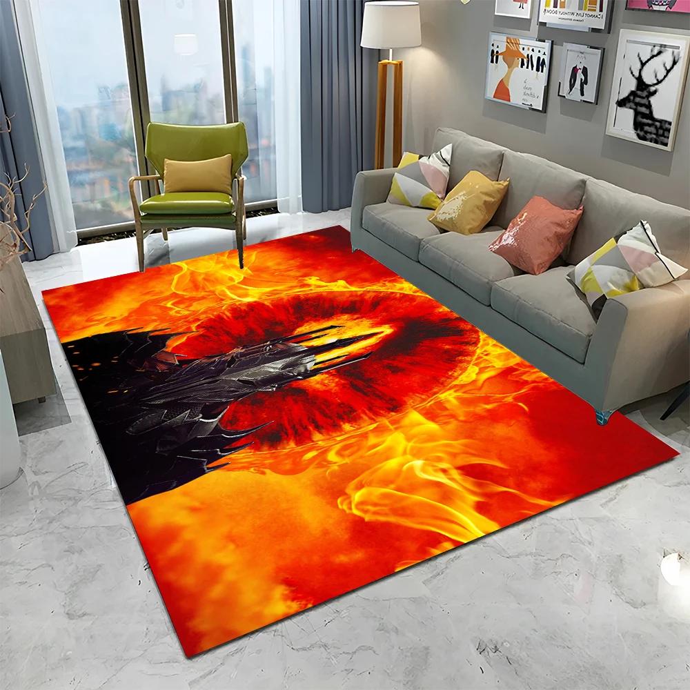 L-Lord of the Rings H-Hobbit HD Carpet Rug for Home Living Room Bedroom Sofa Doormat Decor,kid Play  Area Rug Non-slip Floor Mat