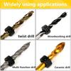 Adjustable Drill Stoper Collar Set with Hex Wrench Drill Stop Ring  Woodwork Tools
