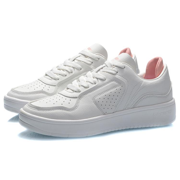 New LiNing Street Gamer Low Top Skateboard Shoes Women's Mist White AGCQ328-2