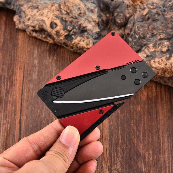 1/2 PCS New Credit Card Knife Multifunctional Pocket Knife Wallet Multi Tool Multitool Camping Survival Tools