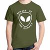 Beware Of The Huunisexs Alien Summer Fashion Funny T Shirts Cotton Graphic T Shirts Short Sleeve Tshirt Streetwear Unisexs Clothes