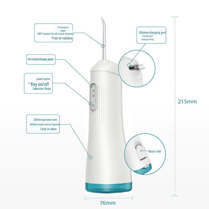 Aparat electric portabil, rezistent la apa, pentru uz casnic - elimina respiratia urat mirositoare