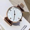 Armani AR11092 Women's Moon Phase Quartz Watch, High-End Fashionable Waterproof Steel Band with Pearl Accents