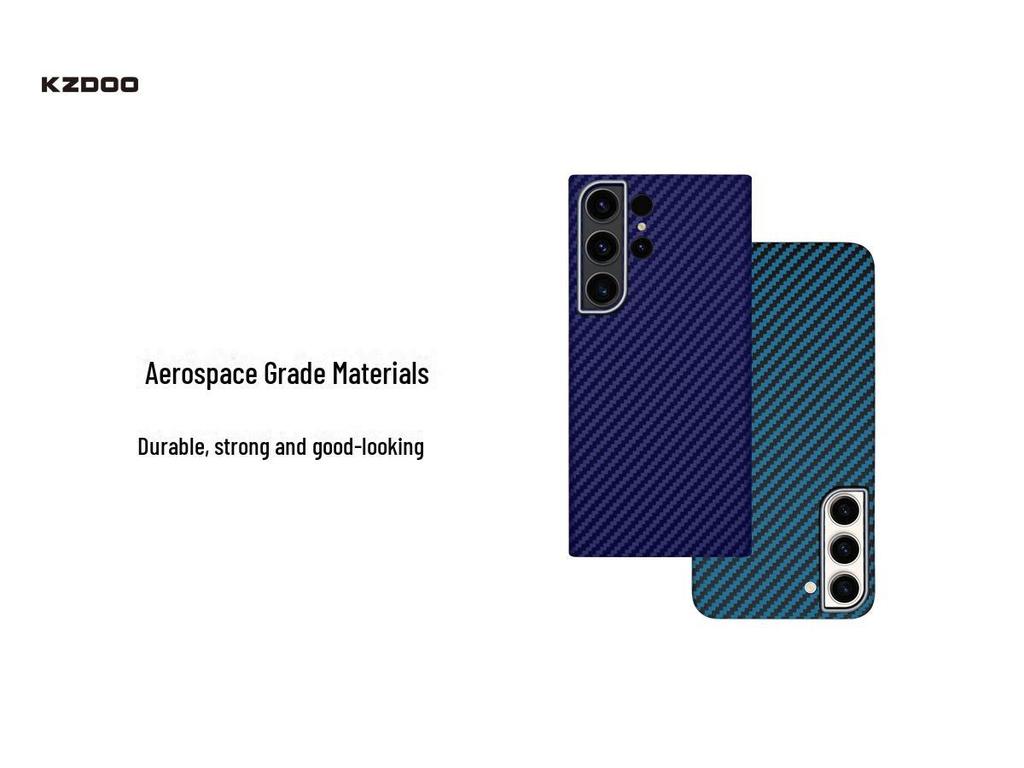 KZDOO Kevlar Carbon Fiber Phone Case for Samsung S25 Ultra/S24 Plus