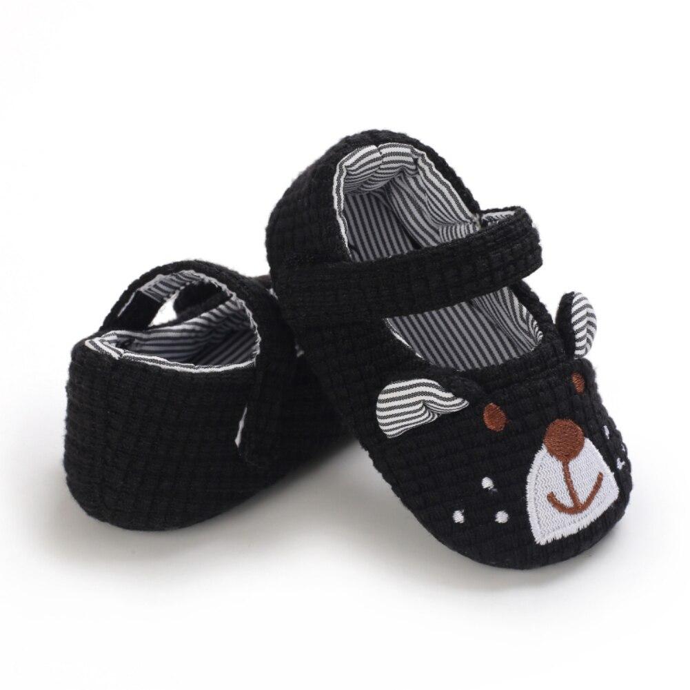 Baby Cartoon Non Slip Walking Shoes 0-18M Baby Buckle Cute Baby Shoes
